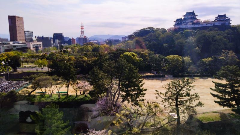 スマイルホテル和歌山・朝食会場からの眺望